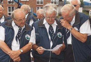 Husumer Hafen (2010) &ndash; Fest anl&auml;sslich der &bdquo;Ronja&ldquo; &ndash; Bruno, Fiete und Heinz