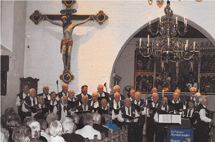 Die Fideelen Nordstrander in der Hattstedter Kirche &ndash; Benefizkonzert (M&auml;rz 2011)